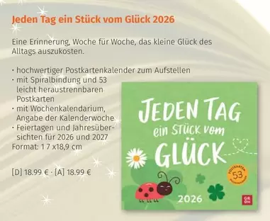 Kleine - Jeden Tag ein Stück vom Glück 2026