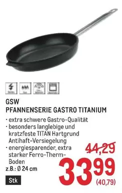 Titan - PFANNENSERIE GASTRO TITANIUM