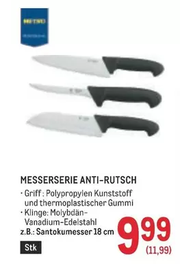 MESSERSERIE ANTI-RUTSCH