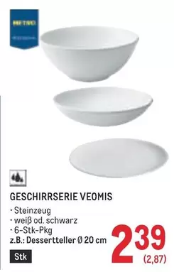 Schwarz - GESCHIRRSERIE VEOMIS