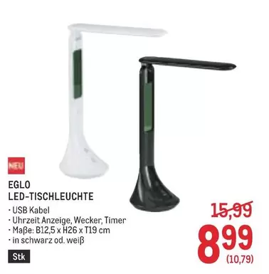 Schwarz - LED-TISCHLEUCHTE