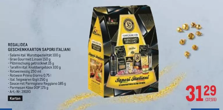 Gourmet - GESCHENKKARTON SAPORI ITALIANI