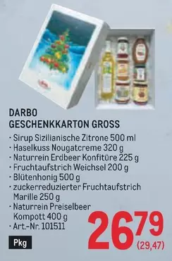 GESCHENKKARTON GROSS