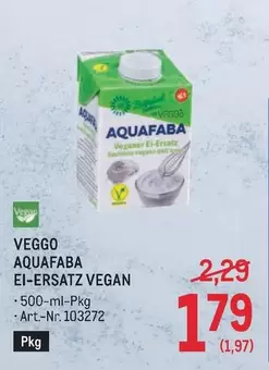 Vegan - AQUAFABA EI-ERSATZ VEGAN
