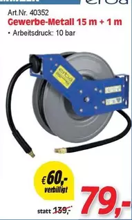 Gewerbe-Metall 15 m + 1 m