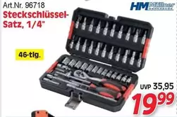 Steckschlüssel-Satz, 1/4"