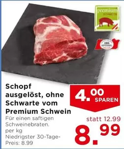 Ama - Schopf ausgelöst, ohne Schwarte vom Premium Schwein