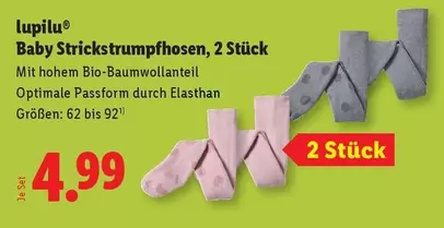 Baby Strickstrumpfhosen, 2 Stück