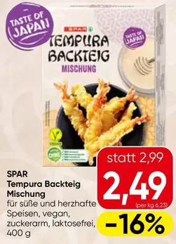 Vegan - Tempura Backteig Mischung