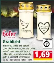 Herz - Grablicht