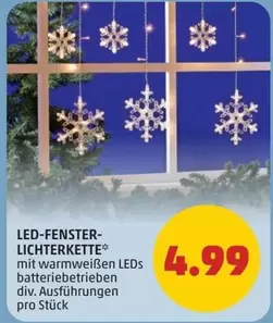 LED-FENSTER-LICHTERKETTE