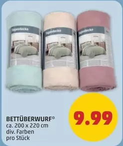BETTÜBERWURF