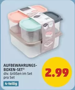 AUFBEWAHRUNGS-BOXEN-SET