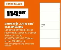 ZIMMERTÜR „CATRO LINE" RILLENPRAGUNG
