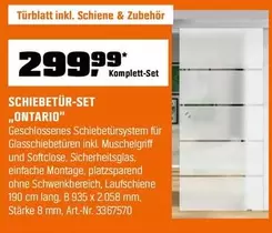 SCHIEBETÜR-SET