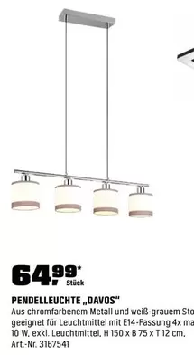 PENDELLEUCHTE „DAVOS"