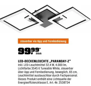 LED-DECKENLEUCHTE PARANDAY-Z