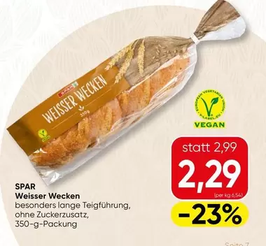 Vegan - Weisser Wecken