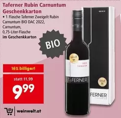 Bio - Rubin Carnuntum Geschenkkarton