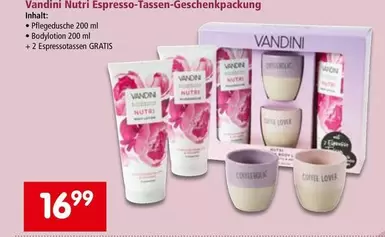 Nutri Espresso-Tassen-Geschenkpackung
