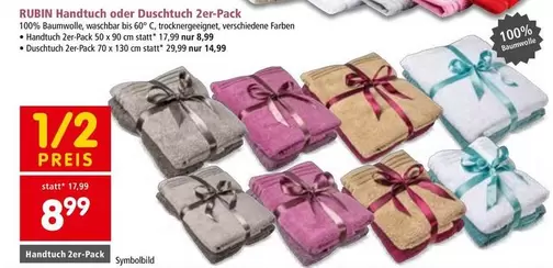 Handtuch oder Duschtuch 2er-Pack