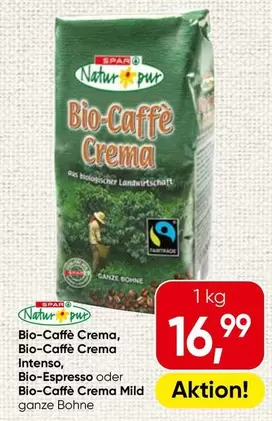 Bio-Caffè Crema, Bio-Caffè Crema Intenso, Bio-Espresso oder Bio-Caffe Crema Mild