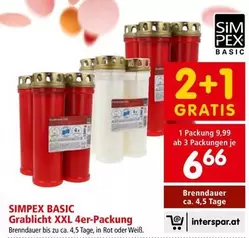 Grablicht XXL 4er-Packung