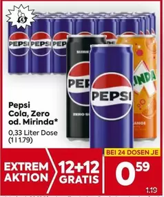 Cola, Zero od. Mirinda
