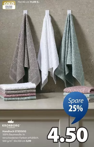 Gold - Handtuch STIDSVIG