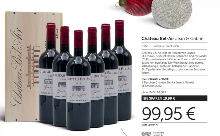 Bordeaux - Château Bel-Air Jean Gabriel