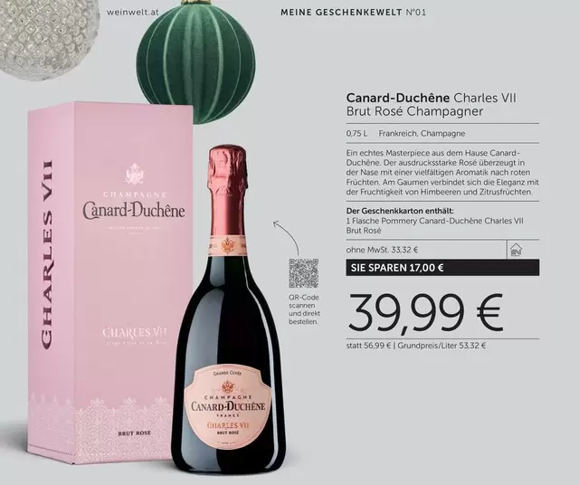 Free - Charles VII Brut Rose Champagner