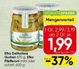 Gurken, Pfefferoni