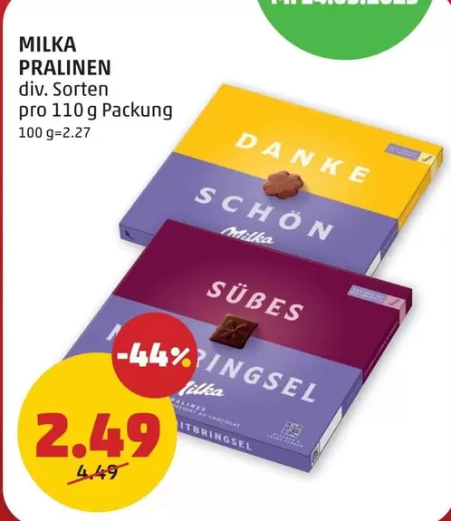 Milka - PRALINEN