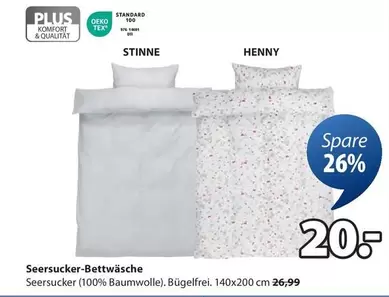 Seersucker-Bettwäsche