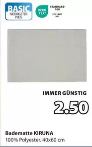 Badematte KIRUNA