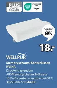 Memoryschaum-Konturkissen KVINA