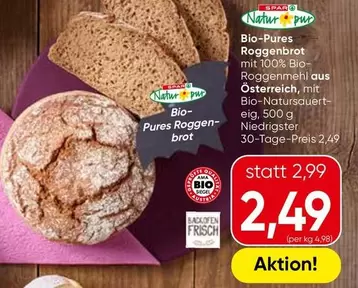 Bio - -Pures Roggenbrot