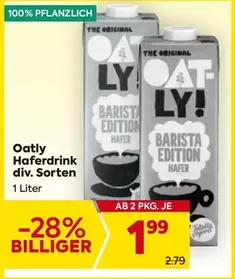 Haferdrink div. Sorten