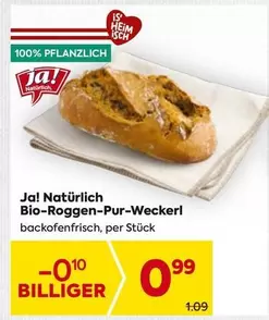 Bio-Roggen-Pur-Weckerl