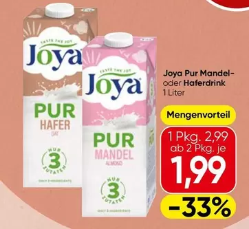 Pur Mandel- oder Haferdrink