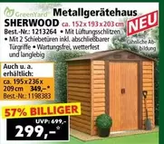 Metallgerätehaus SHERWOOD