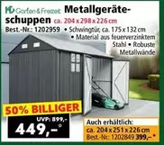 Metallgeräte-schuppen