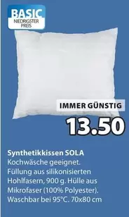 Synthetikkissen SOLA