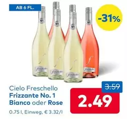 Frizzante No. 1 Bianco oder Rose