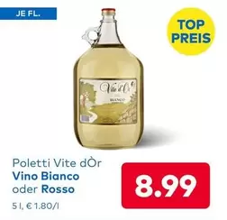 Vino Bianco oder Rosso