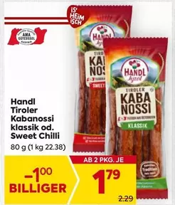 Ama - Kabanossi klassik od. Sweet Chilli