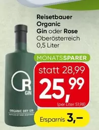 Organic Gin oder Rose