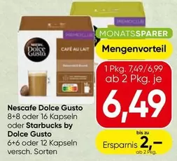 Dolce Gusto oder Starbucks by Dolce Gusto