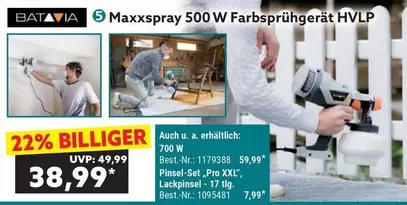 Maxxspray 500 W Farbsprühgerät HVLP