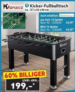 Kicker-Fußballtisch